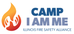 Camp I Am Me Illinois Fire Safety Alliance logo