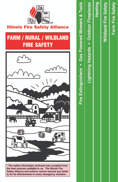 Sample image of cover of Farm/Rural/Wildland Fire Safety Guide