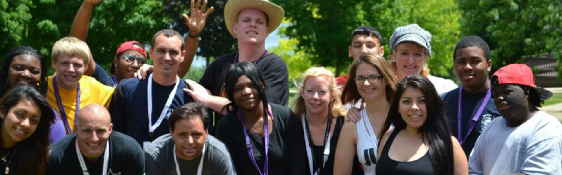 Group photo of IFSA Camp I Am Me counselors and volunteers